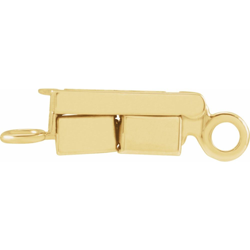 DEMIKA® 14K Gold Magnetic Clasp Component | Yellow & White Gold