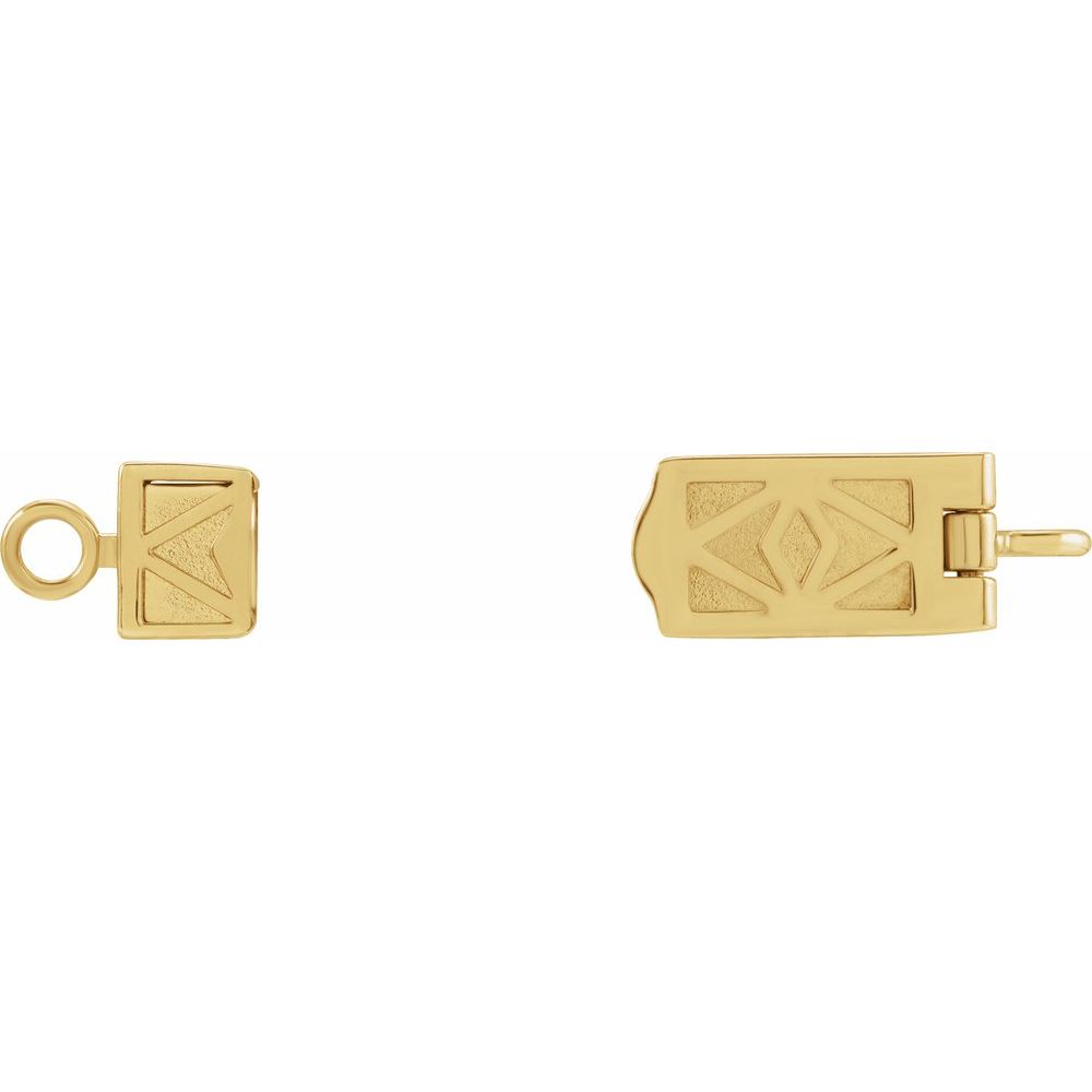DEMIKA® 14K Gold Magnetic Clasp Component | Yellow & White Gold