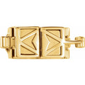 DEMIKA® 14K Gold Magnetic Clasp Component | Yellow & White Gold