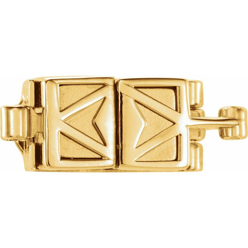 DEMIKA® 14K Gold Magnetic Clasp Component | Yellow & White Gold