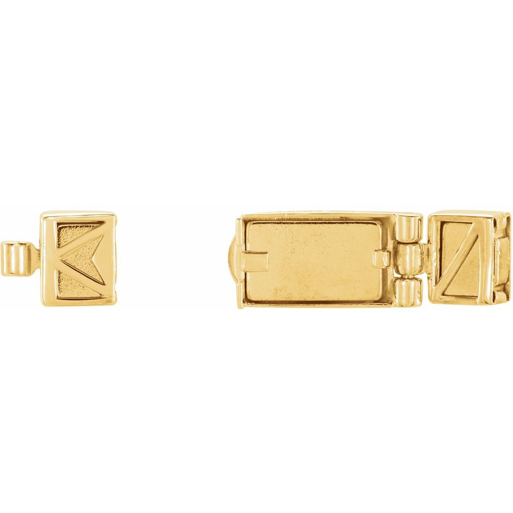 DEMIKA® 14K Gold Magnetic Clasp Component | Yellow & White Gold