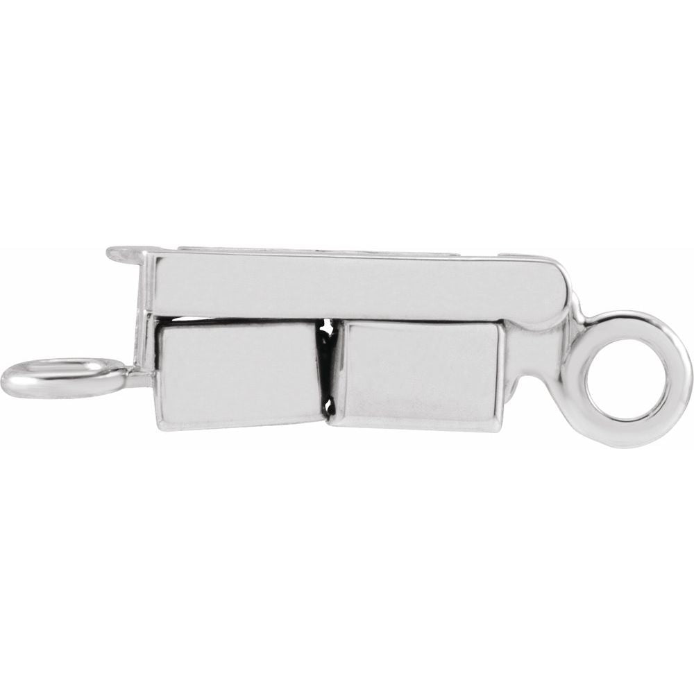DEMIKA® 14K Gold Magnetic Clasp Component | Yellow & White Gold