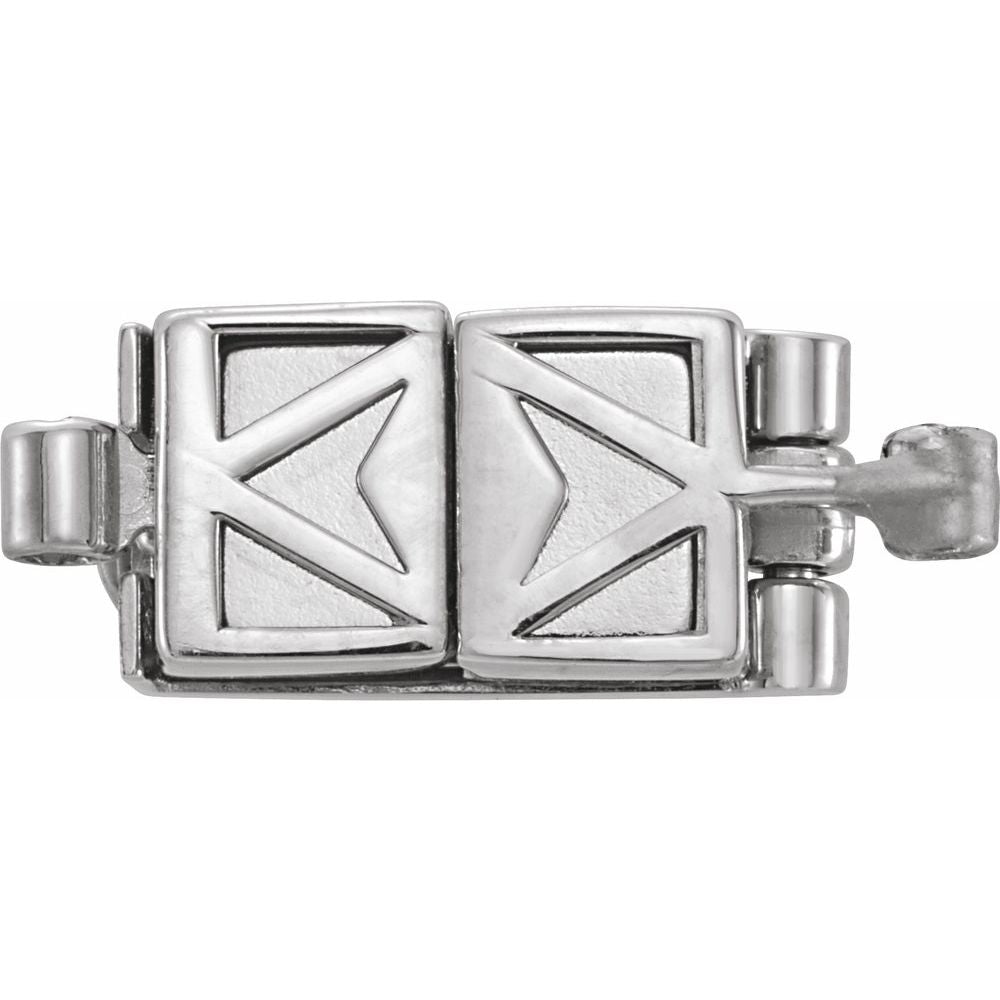 DEMIKA® 14K Gold Magnetic Clasp Component | Yellow & White Gold